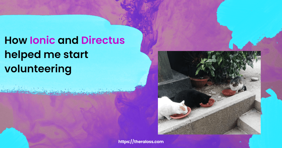 How Ionic and Directus helped me start volunteering